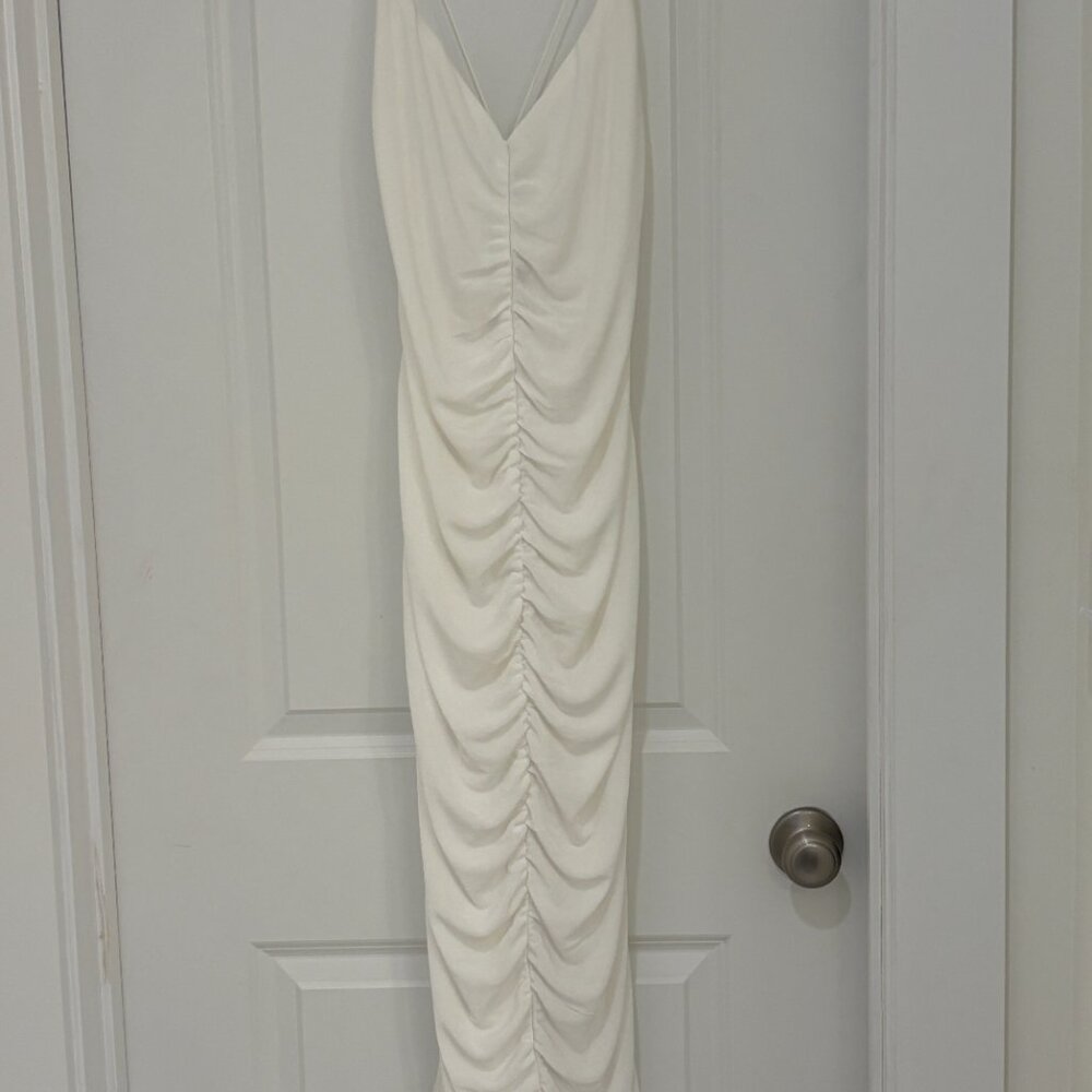 Saks Fifth Avenue, SER.O.YA White Ruched Dress